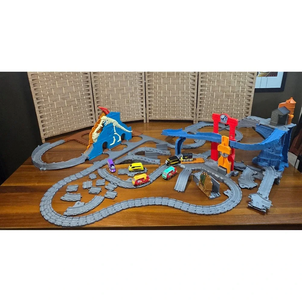 Thomas & Friends Fold & Go Playset Lot + Extra Track